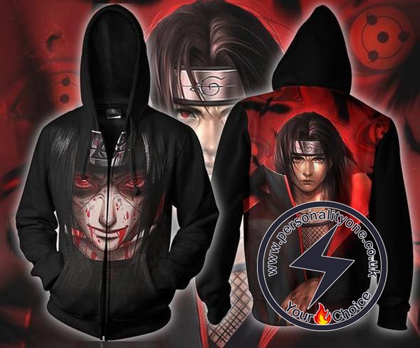 Naruto - Itachi Zip Up - Hoodies Jackets